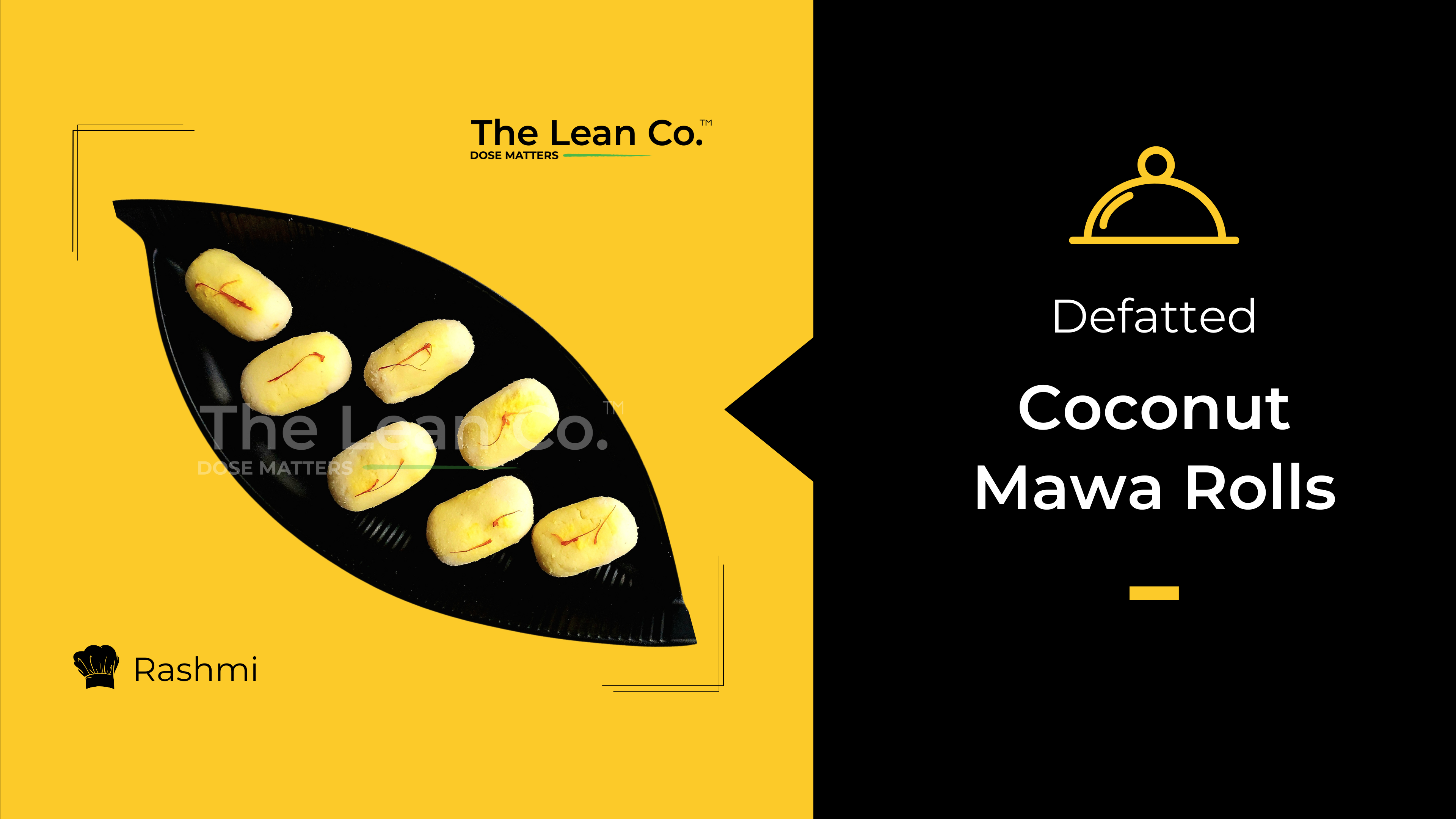 Defatted Coconut Mawa Rolls The Lean Co.