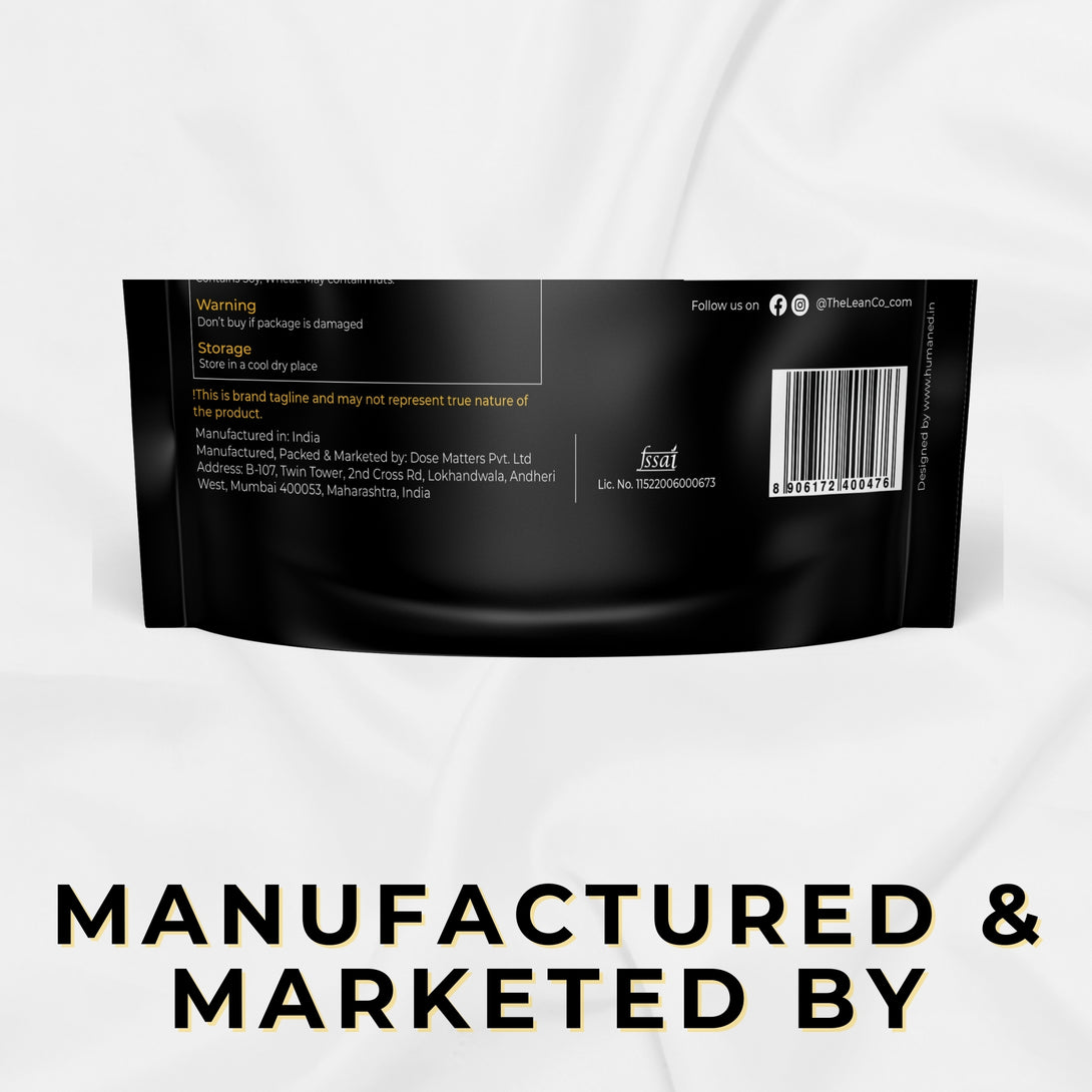 The Lean Co. Combo Defatted Soya flour & High Protein Flour Manufactured Details