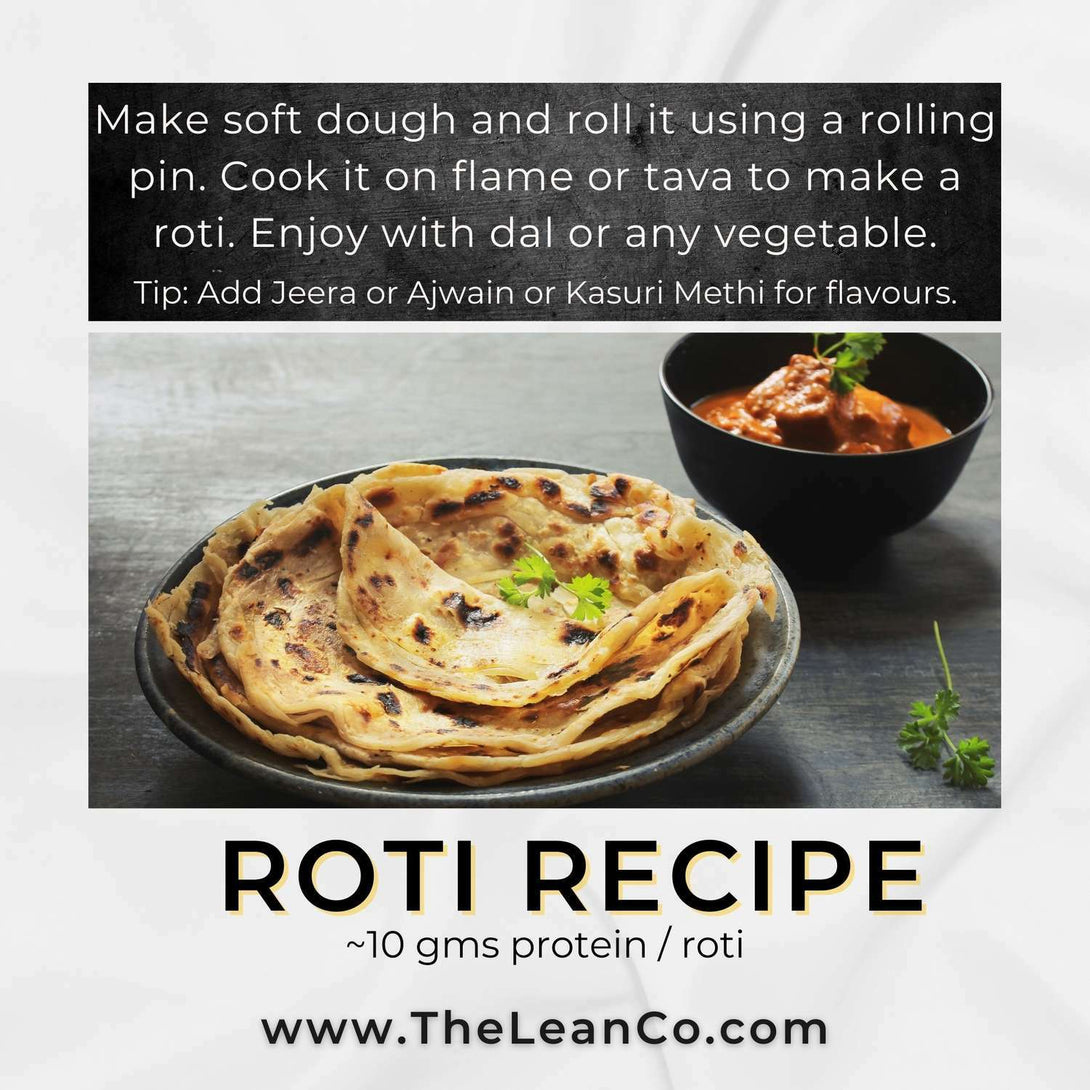 The Lean Co. High Protein Flour Roti Recipe